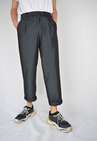 VINTAGE GREY REGULAR CLASSIC TROUSERS