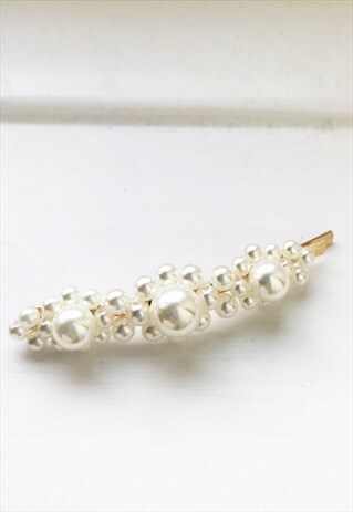 IMITATION MULTI SIZES PEARL HAIR CLIP