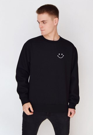 BLACK OK SWEATSHIRT