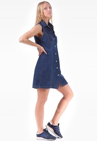 DENIM MINI JEAN DRESS VINTAGE