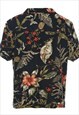 VINTAGE FLORAL HAWAIIAN SHIRT - L