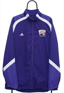 Vintage Adidas Illinois Leathernecks Purple Jacket Womens