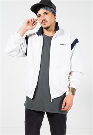 VINTAGE 80S REEBOK SHELL SPORT JACKET / S1491