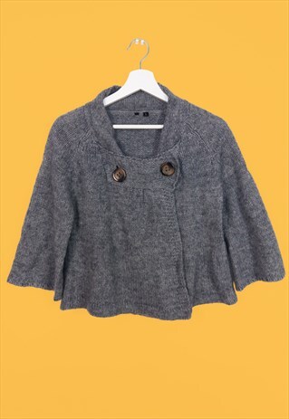 VINTAGE 90'S CROPPED BOLERO CARDIGAN 3/4 SLEEVES