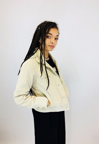 VINTAGE CREAM CORDUROY JACKET