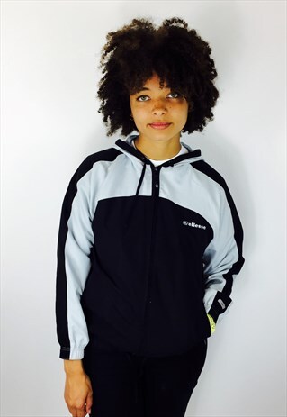ELLESSE BLACK TRACK JACKET