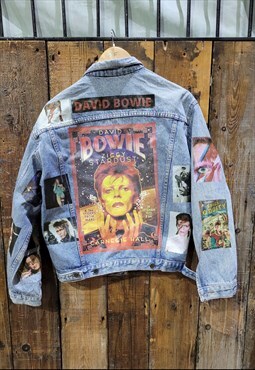 David bowie ziggie stardust customised vintage 80's jacket