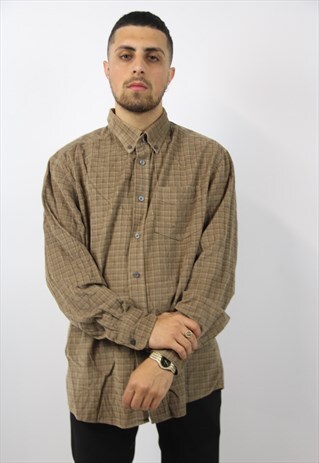 VINTAGE CORD CHECK SHIRT