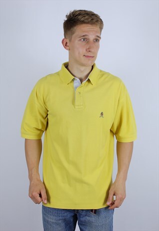 VINTAGE POLO TOMMY HILFIGER MENS T-SHIRT TOP
