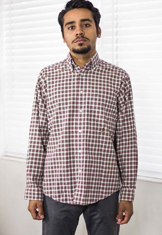 VINTAGE TOMMY HILFIGER SHIRT LOGO 90S S 11.1