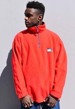 VINTAGE 90S TOMMY HILFIGER FLEECE JACKET