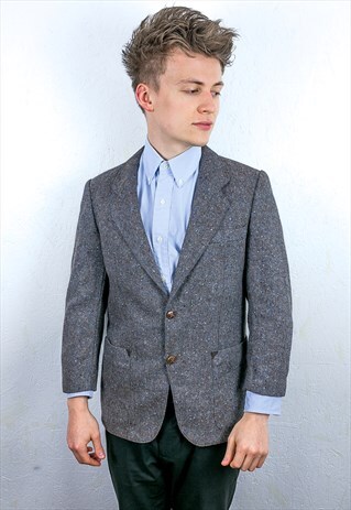VINTAGE TWEED BLAZER JACKET