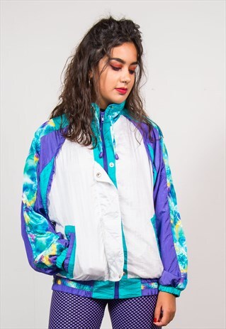 VINTAGE 90'S SHELL TRACKSUIT JACKET TOP