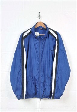 Vintage Festival Shell Suit Jacket Retro Block Colour XXL