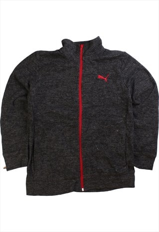 Puma  Full Zip Up Long Sleeve Fleece XLarge Grey