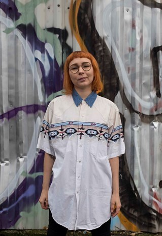 AZTEC PATTERNED SHIRT