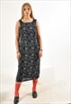 Vintage sleeveless midi dress