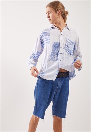 VINTAGE PATTERNED FESTIVAL LONG SLEEVE SHIRT