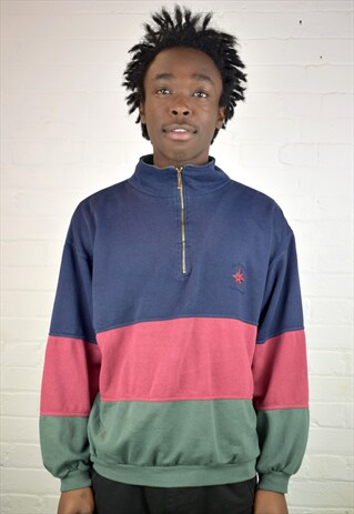 VINTAGE 90'S 1/4 ZIP SWEATSHIRT