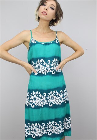 VINTAGE 90S PATTERNED SUMMER DRESS