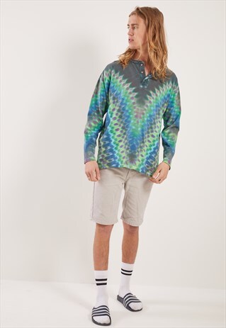 VINTAGE TIE DYE LONG SLEEVE TOP