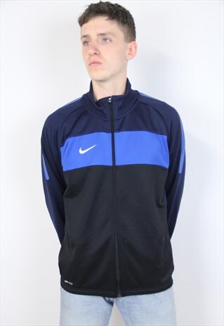 VINTAGE NIKE 90'S NAVY SPORTS JACKET