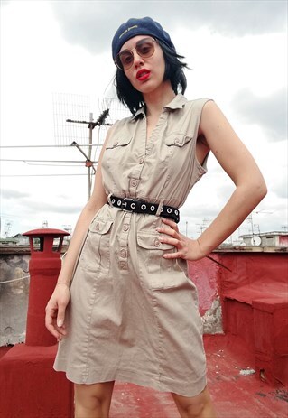 VINTAGE SAFARI DRESS