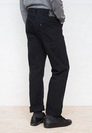 VINTAGE RETRO BLACK LEVI'S DENIM JEANS