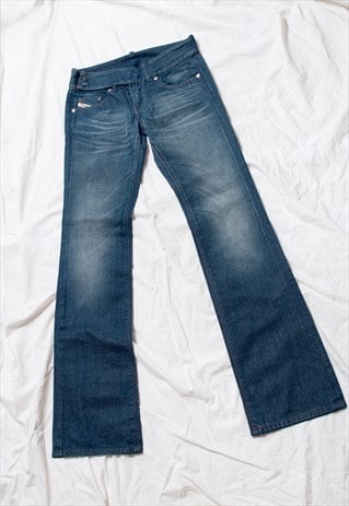 Vintage Y2K Diesel Bootcut Jeans in Blue