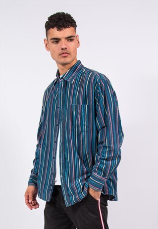 VINTAGE CORD STRIPED SHIRT