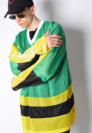 VINTAGE 90S GREEN CCM MONTREAL HOCKEY JERSEY SHIRT