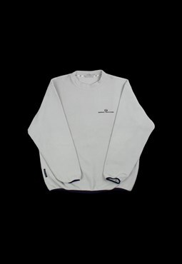 Vintage 90s Sergio Tacchini Crew-Neck Fleece in Grey