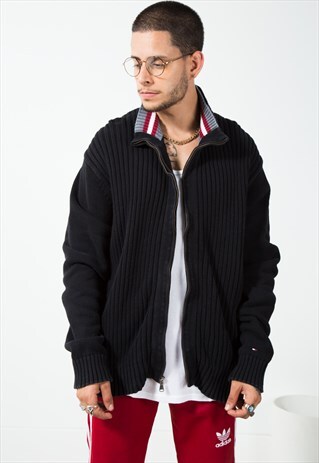 VINTAGE 80S TOMMY HILFIGER KNIT JUMPER / S566