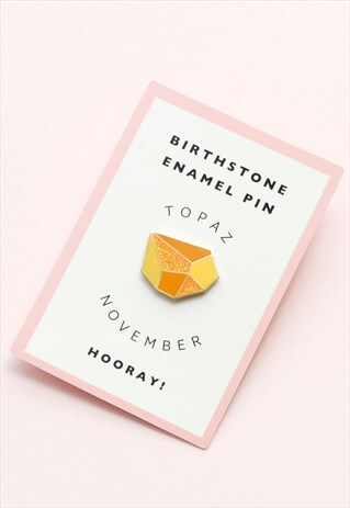 TOPAZ/NOVEMBER - ENAMEL PIN