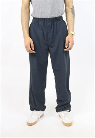VINTAGE NIKE NAVY TRACKSUIT BOTTOMS