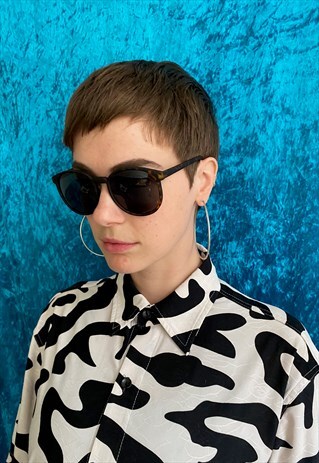80'S VINTAGE STYLE SUNGLASSES - MATTE TORTOISESHELL