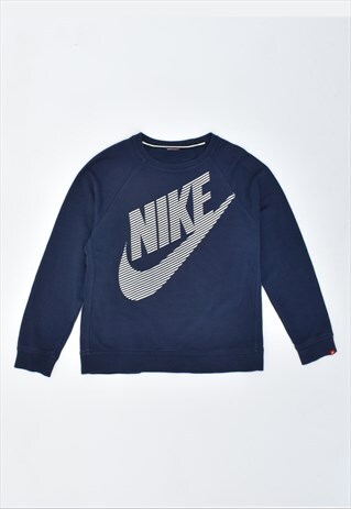 VINTAGE 90'S NIKE SWEATSHIRT JUMPER NAVY BLUE
