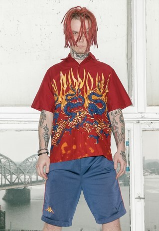 VINTAGE DRAGOON FIRE SHIRT