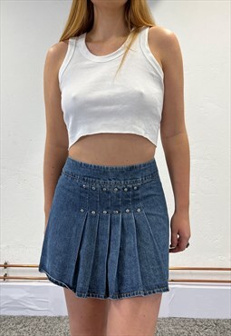 Vintage Y2k Denim Skirt