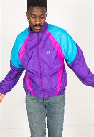 VINTAGE 80S USA NIKE SHELL SPORT JACKET / R212