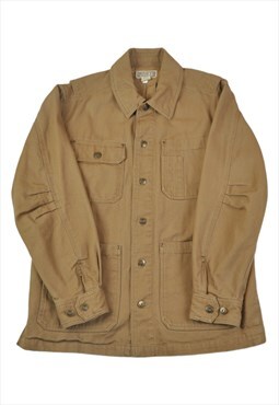 Vintage Duluth Trading Workwear Michigan Jacket Tan Medium