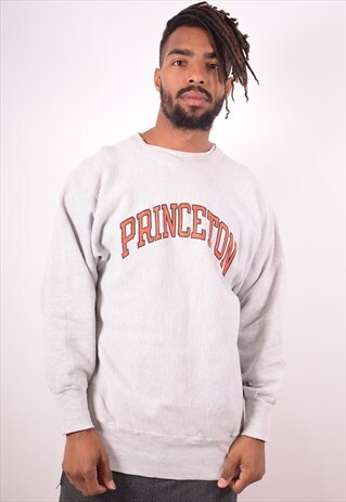 CHAMPION MENS VINTAGE SWEATSHIRT JUMPER XL GREY 90S