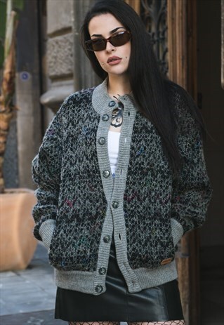 VINTAGE WOOL KNITWEAR CARDIGAN '90 COD 11-72