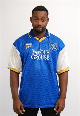 VINTAGE 96/97 ST JOHNSTONE HOME FOOTBALL SHIRT