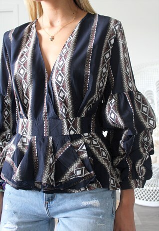 TOP ETHNIC PRINT