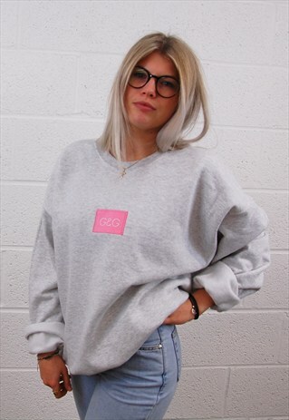 G&G UNISEX ASH PINK BOX SWEAT