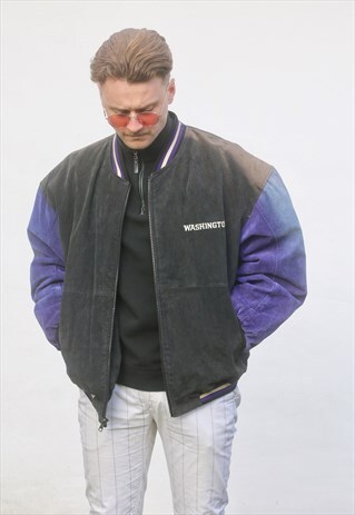 NCAA USA VINTAGE WASHINGTON BASEBALL JACKET