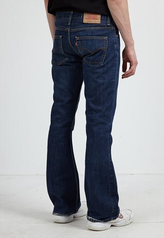 VINTAGE BLUE LEVI'S 516 04 FIT BOOT CUT DENIM JEANS