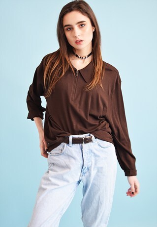 90'S RETRO MINIMALIST OVERSIZED SPORTS JERSEY JUMPER TOP