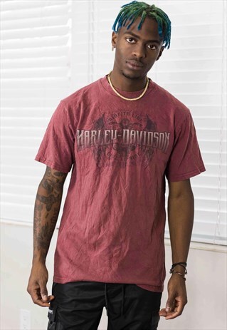 VINTAGE HARLEY-DAVIDSON T-SHIRT LOGO 90S X 8.1